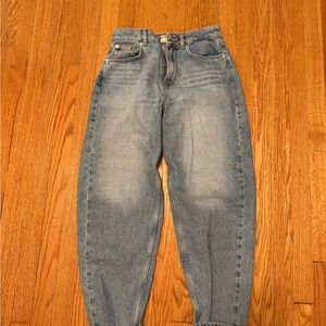 Free people barrel jeans